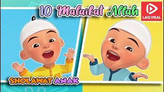 Download lagu 10 Malaikat Allah || Lagu Anak Islami Edukatif 🎶 Upin & Ipin mp3