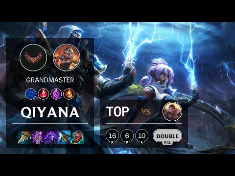 Qiyana Top vs Jayce - EUW Grandmaster Patch 12.4