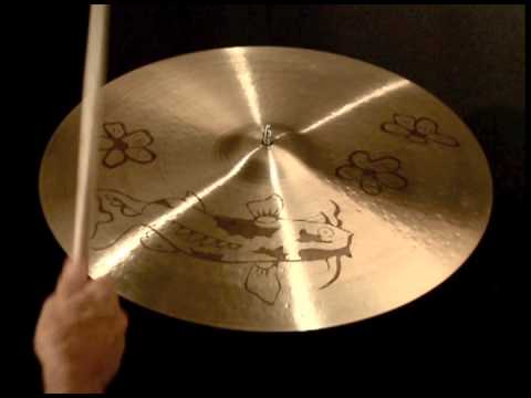 20" Medium-thin Ride by Heather Stine of 37 Cymbals.