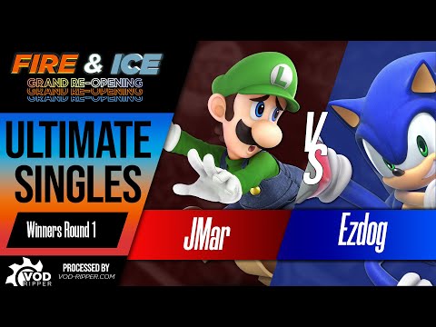 JMar (Luigi) vs Ezdog (Sonic) - Winners Round 1 - Fire & Ice Grand Re-Opening
