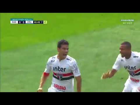 Golaço de Hernanes de falta!!! São Paulo 1 x 0 Cruzeiro