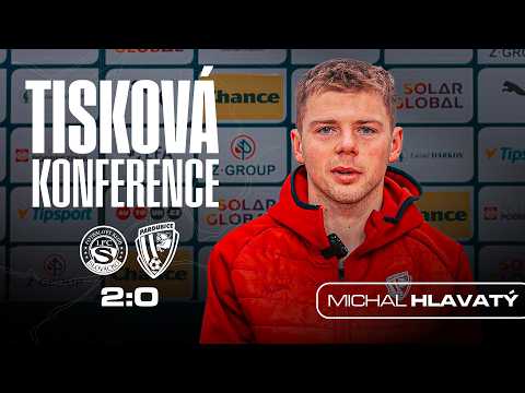 Michal Hlavatý na tiskové konferenci po prohře v Uherském Hradišti