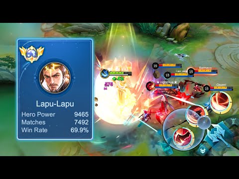 BRUTAL DAMAGE!! | BEST LAPU-LAPU IMMORTAL BUILD 2026 | 5vs1 - Mobile Legends
