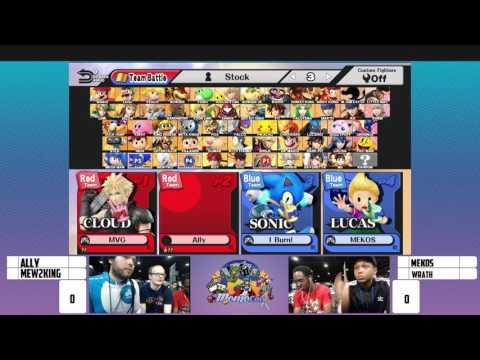 Momocon 2017 - M2k/Ally vs Wrath/Mekos - Smash 4 Doubles Losers Top 12