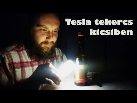 Tesla tekercs kicsiben ◆ Kreáció