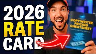 Copywriters: Here’s EXACTLY What To Charge In 2026 (No BS Rate Card)
