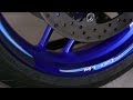 SEFIS PREMIUM ST 1 two-part stickers for wheels - orange