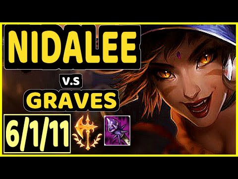 CANYON (NIDALEE) vs GRAVES - 6/1/11 KDA JUNGLE CHALLENGER GAMEPLAY - KR