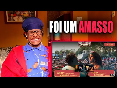 (Que AMASSO) Winnit & Magrão VS. Maria & Barreto  | React [1ª FASE | BDM 10 ANOS]