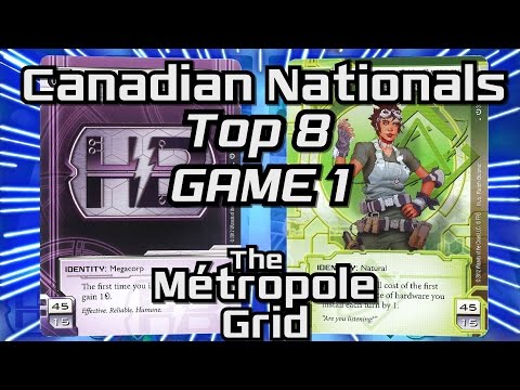 Netrunner Canadian Nationals 2016: Top Eight - Game One