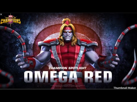 Omega red rank up! (Marvel Contest Of Champions)
