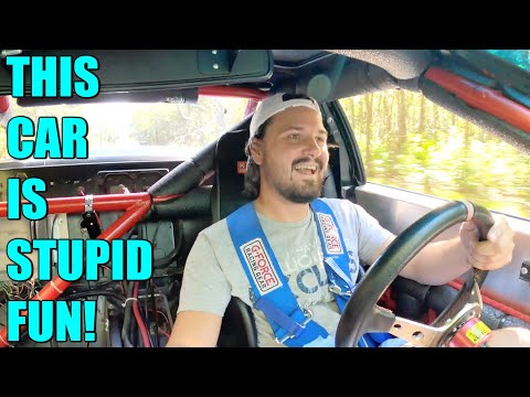 First Drive in my SUPERCHARGED Fiero Race Car!