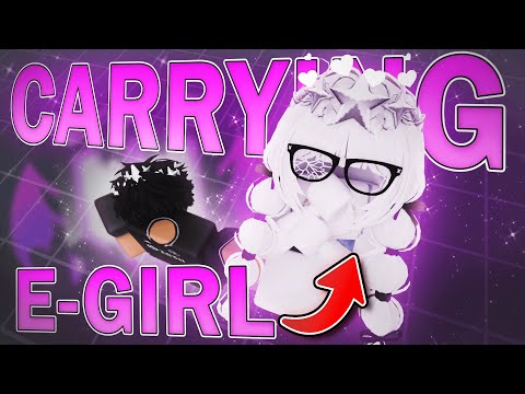 Also habe ich ein E-Girl im Blade Ball Ranked getragen. (Nie wieder)