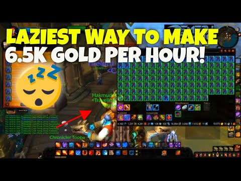 GOLD FARMING TIDESPRAY LINEN shuffle World of Warcraft patch 8.3 6.5k Gold per HOUR!