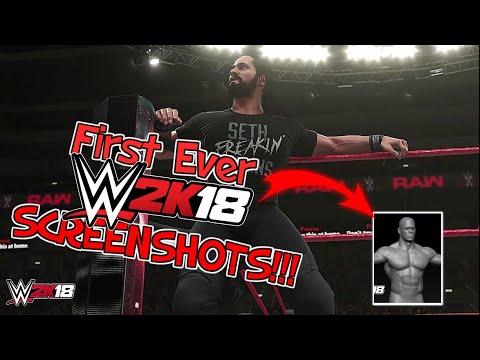 WWE 2K18 FIRST LOOK!! SCREENSHOTS & IN GAME MODELS!!