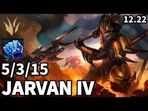 Jarvan IV Jungle vs Graves - KR Master | Patch 12.22