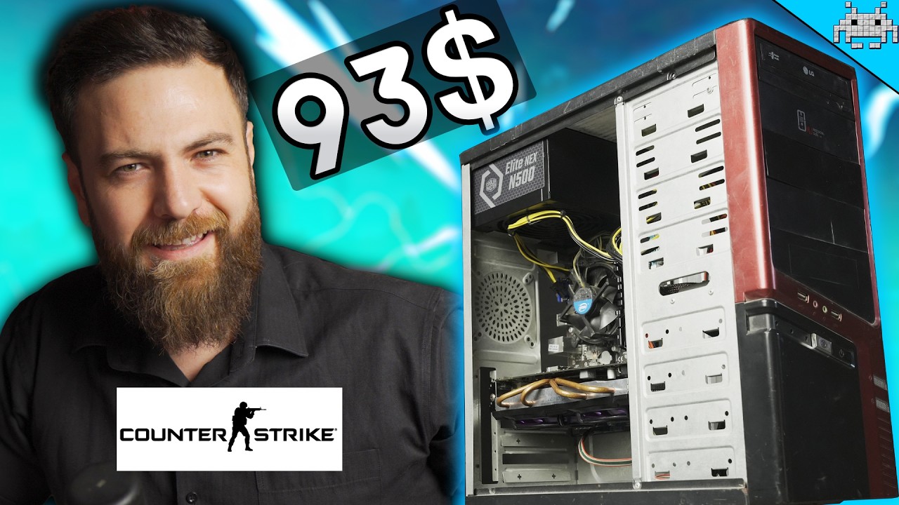 جمعت PC يشغل E SPORTS ب 93$ ... هل يستحق 😎 ؟؟؟