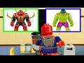 LEGO Spider Man Experimental Hulk Lego City Random Room Change Clothes