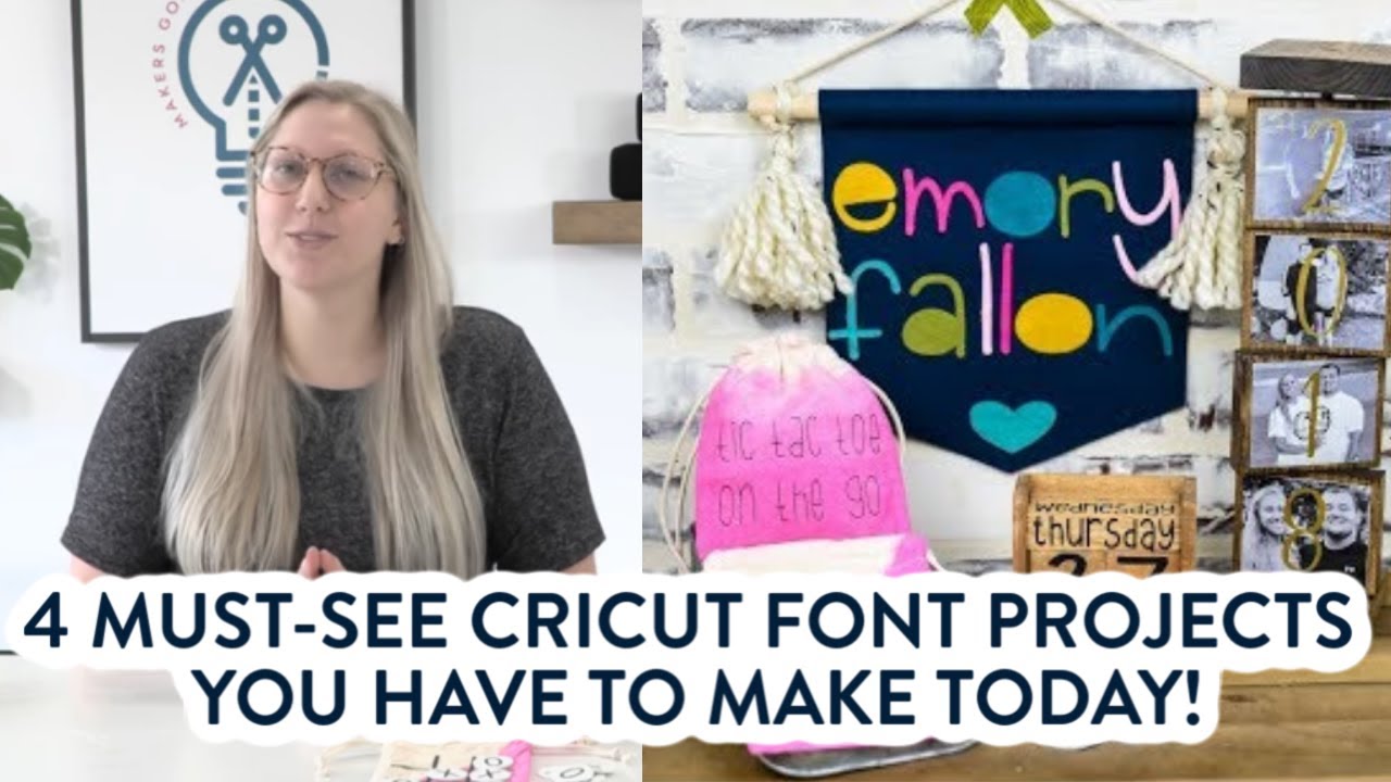 4 MUST-SEE CRICUT FONT PROJECTS YOU HAVE TO MAKE TODAY!