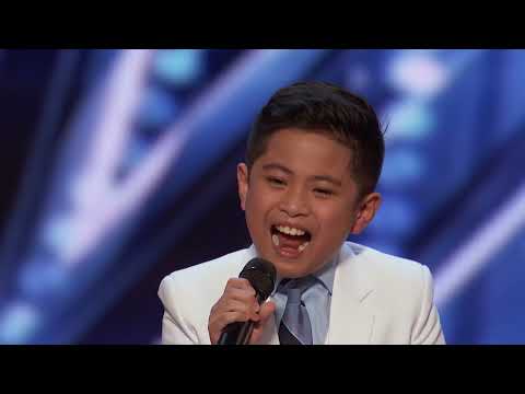 10YearOld Peter Rosalita SHOCKS The Judges With All By Myself  Americas Got Talent 2021