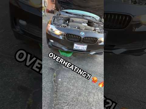 BMW keeps overheating - lost communication with the water pump? #automechanic #bmw #n20 #overheating