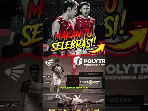 Akibat Selebrasi Prematur! Indra/Joaquin Kena Comeback Tragis! 📉 #badminton #badmintonlovers