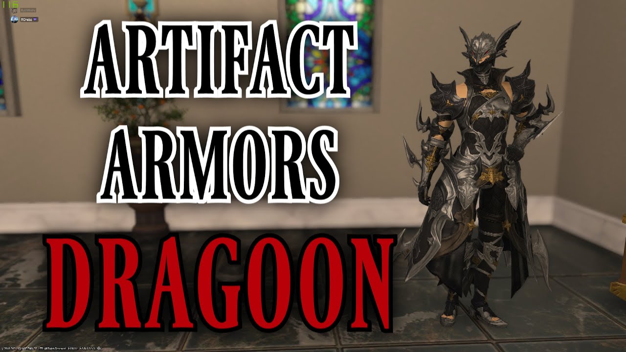 Dragoon Artifact Armors ARR to SHB (FFXIV)