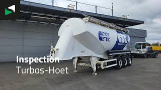عربة الصهريج لنقل المواد العلفية Turbos Hoet 39000L Liftachse Cement | صورة 4 - Autoline