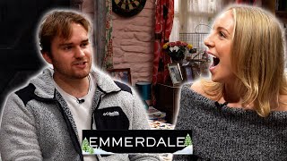 James and Eden Talk About Their Time Filming Together | Emmerdale