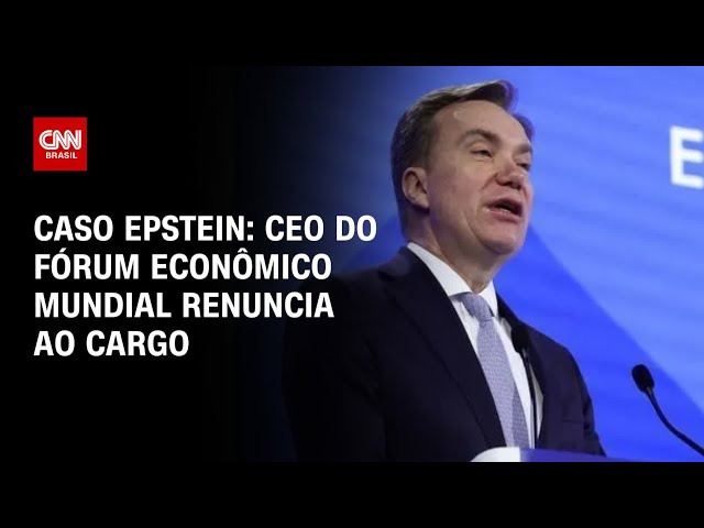 Presidente do Fórum de Davos deixa cargo após envolvimento com caso Epstein | HORA H