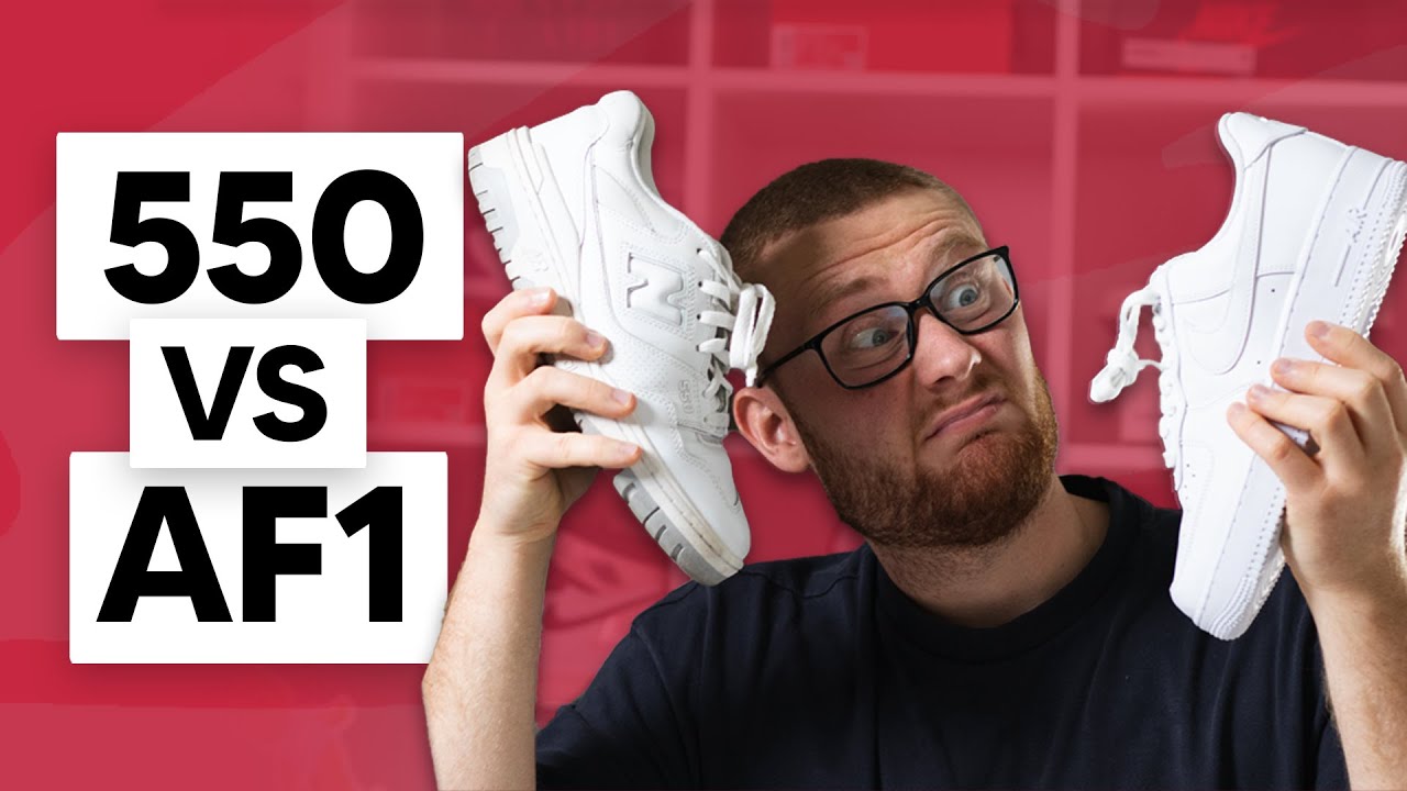 Air Force 1 VS. New Balance 550! DER BESTE TRIPLE WHITE SNEAKER! ✅🔥