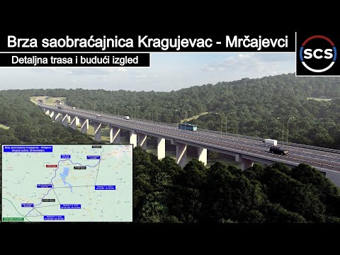 Pogledajte kuda će prolaziti i kako će izgledati brza saobraćajnica Kragujevac - Mrčajevci