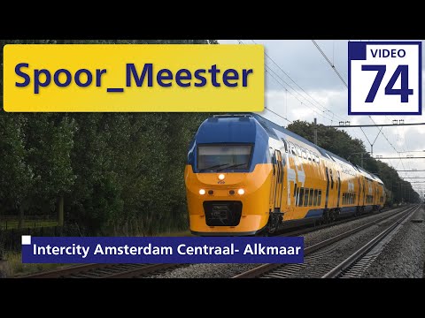 (4K) Cabview NS TREIN Flow VIRM | Rij mee met de INTERCITY vanaf Amsterdam Centraal naar Alkmaar(74)