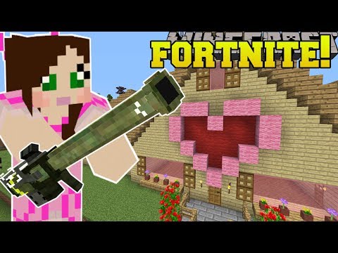 Minecraft: JEN'S HOUSE - FORTNITE BATTLE ROYALE - Modded Mini-Game