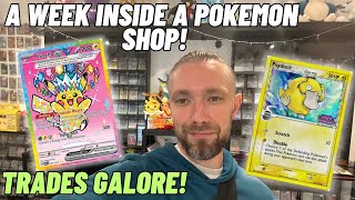 A Week Inside A Pokémon Shop (Trades Galore)