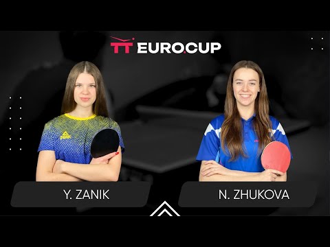 16:45 Yulianna Zanik - Nadiia Zhukova 16.08.2024 TT Euro.Cup Women Ukraine Star. TABLE 4