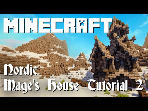 BigBadBam - Minecraft Tutorial: Nordic Mage's House (Part 2)
