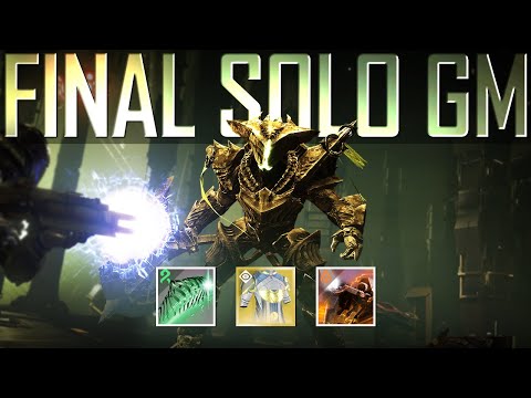 My Final Solo Grandmaster Nightfall. [Destiny 2]