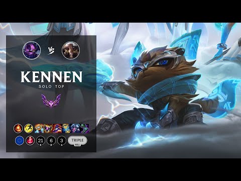 Kennen Top vs Sett - EUW Master Patch 12.7