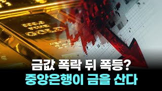 금값 폭락 뒤 폭등? 중앙은행이 금을 산다