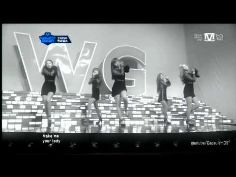 111117 Wonder Girls - Be my baby @ Comeback Stage