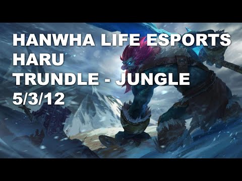 Hanwha Life Esports Haru Jungle Trundle vs Ivern - KR Challenger Patch 10.8