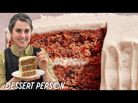 Claire Saffitz Makes Carrot and Pecan Cake | Dessert Person