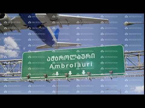 Airplane Take off Ambrolauri