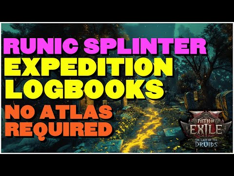 [POE 2 0.4] Runic Splinter Expedition Logbook Farming! How Logbooks Can Print You Divines With Ease!