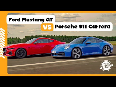 Ford Mustang GT vs. Porsche 911 Carrera: Who wins the duel? // Auto Arena 2/2