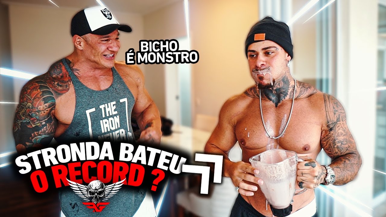 FABIO GIGA DESAFIOU LEO STRONDA PARA TOMAR O SHAKE MONSTRO