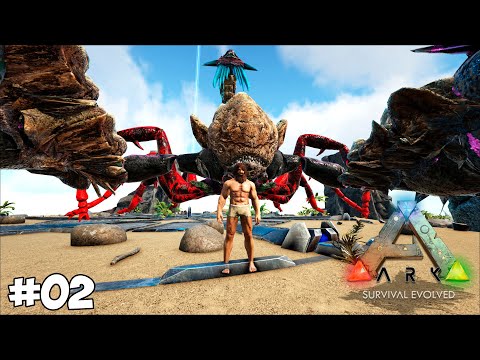 SAÍMOS COM O SCORPIÃO GIGANTE SAORUS, MAS...! pt.02 -- ARK KAIJU TITANS