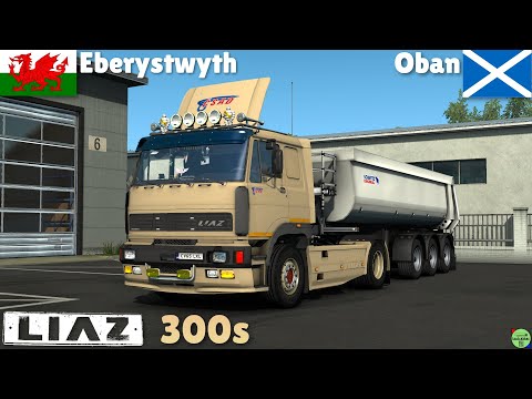 ETS 2 1.36●Skoda LIAZ 300s●Eberystwyth,Wales-Oban,Scotland