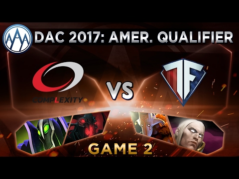 compLexity vs Freedom Game 2 - DAC 2017 Americas Qualifier - @DakotaCox @LacosteDota